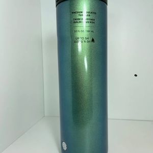 New Starbucks Winter 2022 Green Iridescent insulated 20 oz Tumbler